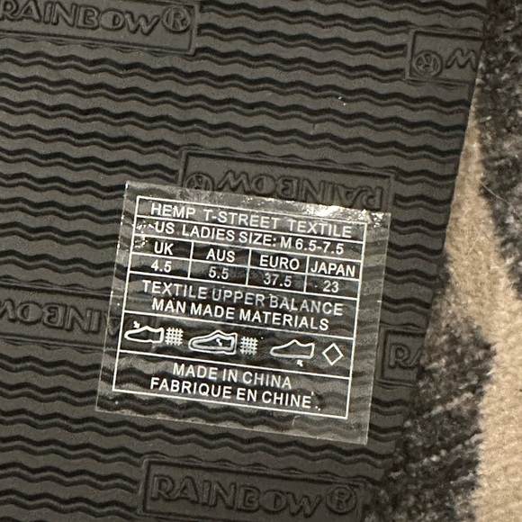 Limited edition Hemp Rainbow t-strap Sandals - Picture 3 of 4